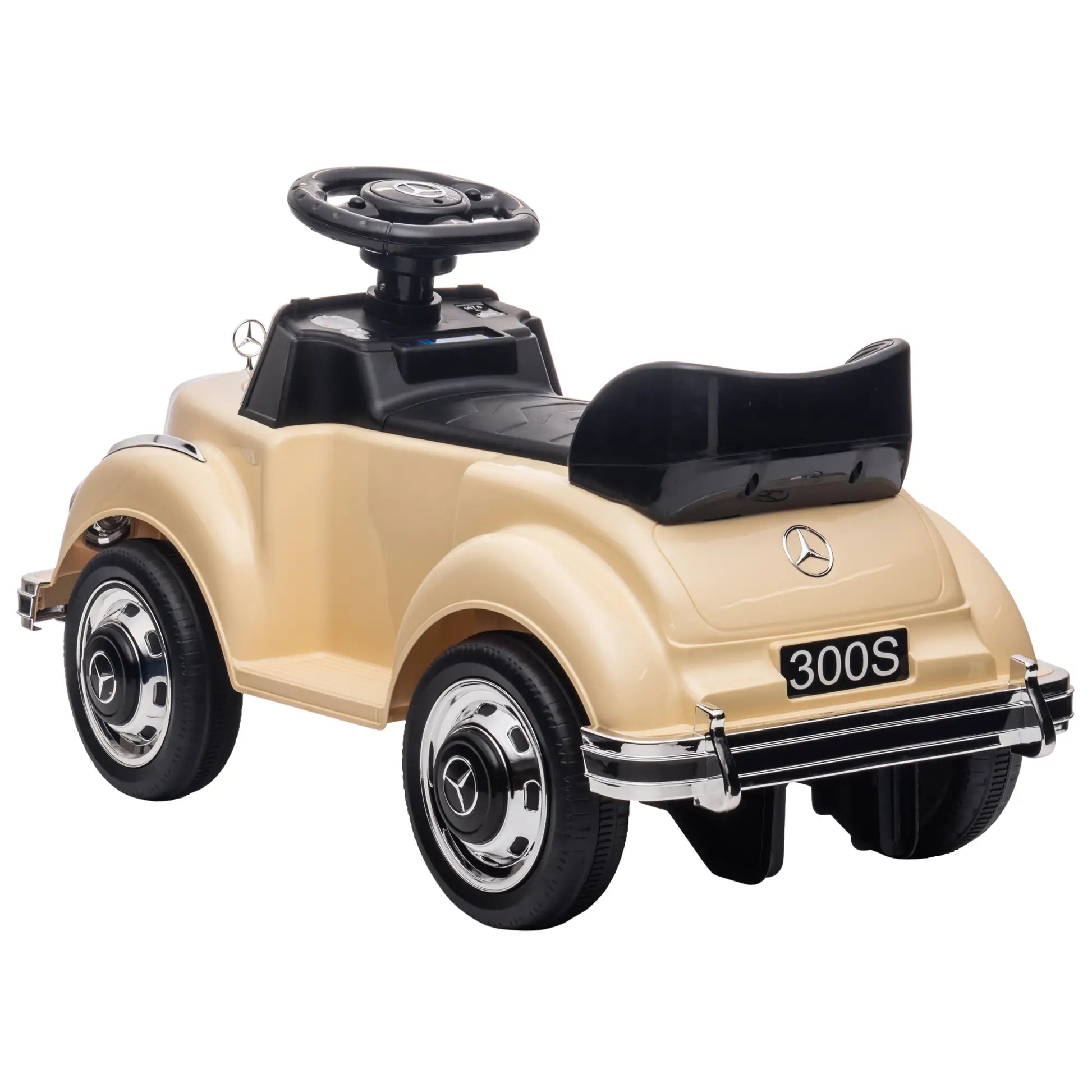 Nancy's Comano Loopauto - Mercedes voor Kinderen - Kinderauto - Beige