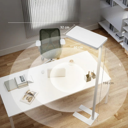 Nancy's Parenti Vloerlamp - Staande Lamp - Aanpasbare verlichting - Wit - Staal