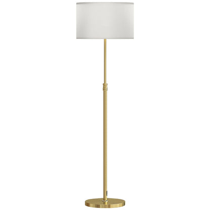 Nancy's Paese Vloerlamp - Staande lamp - In hoogte verstelbaar - Goud / Crèmewit