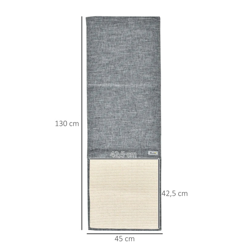 Nancy's Comba Krabplank - Krabmat - Set van 2 - Grijs - 130 x 45 cm