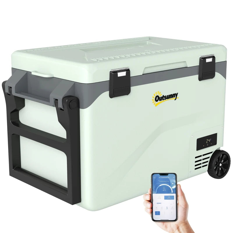 Nancy's Soverato Koelbox - Compressorkoeling - Koeler - Digitale Display - Bluetooth App - Groen / Zwart - 42,5 Liter