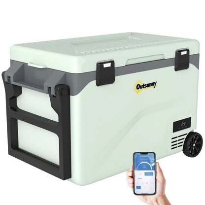 Nancy's Soverato Koelbox - Compressorkoeling - Koeler - Digitale Display - Bluetooth App - Groen / Zwart - 42,5 Liter