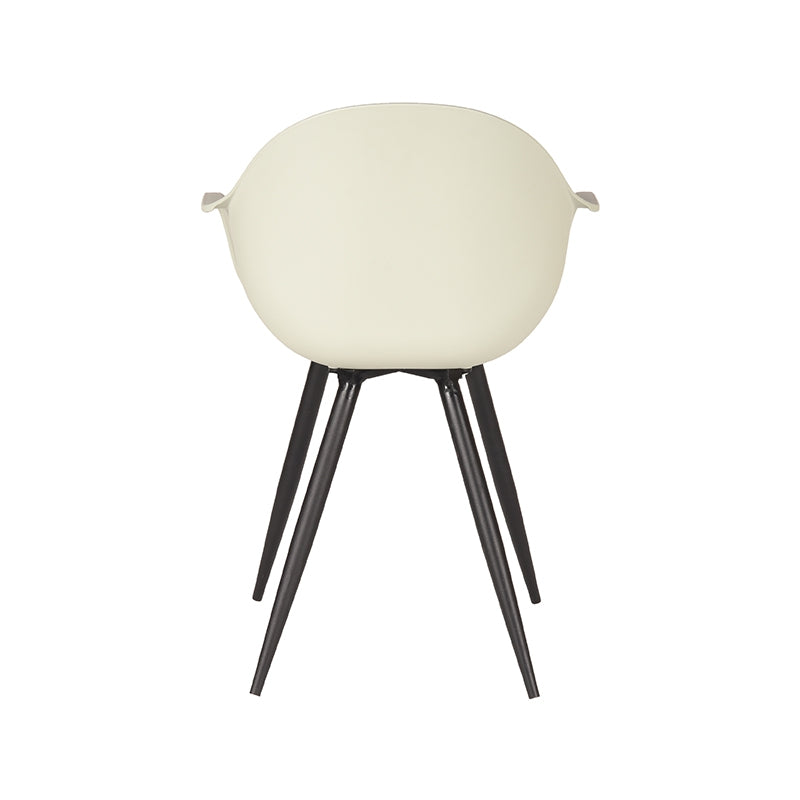 LABEL51 Eetkamerstoel Luca - Set van 2 - Eetkamer - Industrieel - Stoel - Eetkamerstoelen - Kunststof - Breeze - 58 x 54 x 85 cm