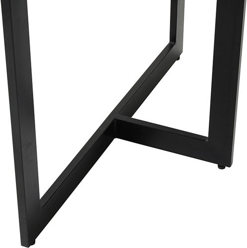 Nancy's Souto Eetkamertafel - Eettafel - Keukentafel - Zwart - Mangohout - 220 x 100 x 78 cm