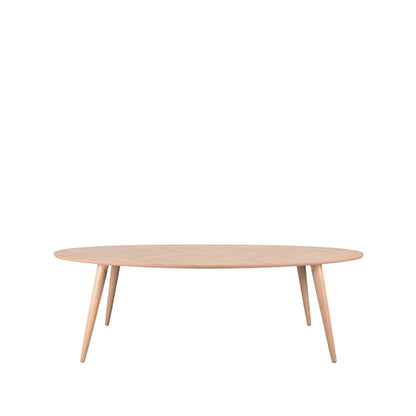 LABEL51 Eettafel Ines - Naturel Eiken - Ovaal - 240x110x76 cm