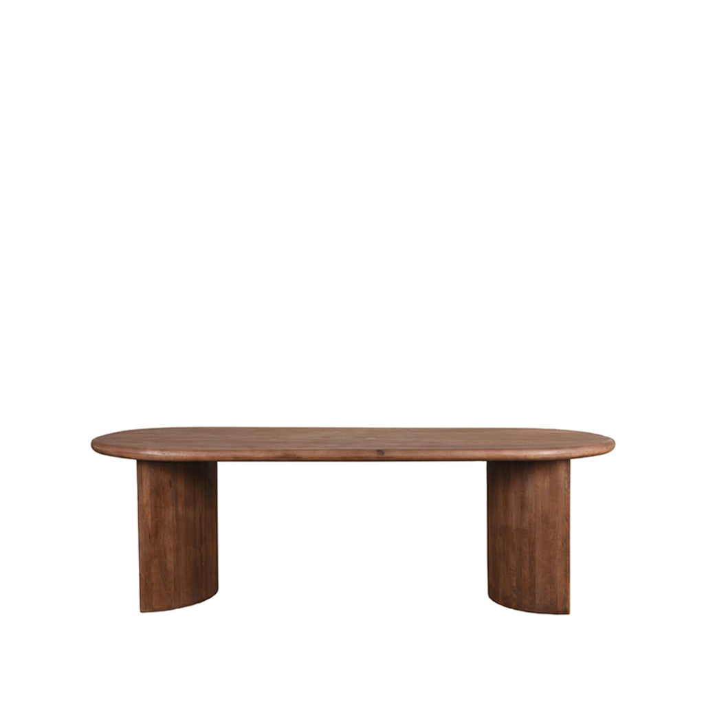 LABEL51 Eetkamertafel Vito - Espresso Mangohout - 240x100x76 cm