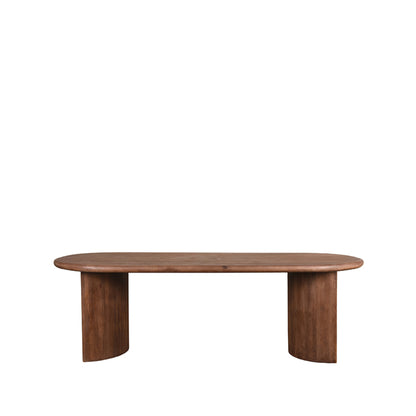 LABEL51 Eetkamertafel Vito - Espresso Mangohout - 240x100x76 cm