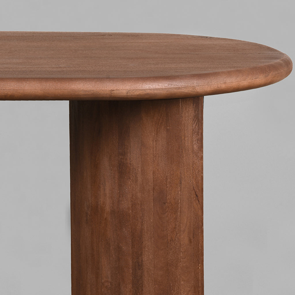 LABEL51 Eetkamertafel Vito - Espresso Mangohout - 240x100x76 cm