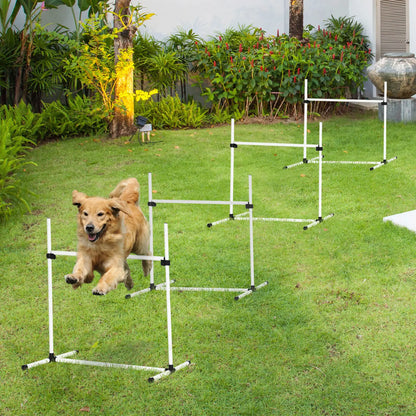 Nancy's Arrow Lake Behendigheidsset voor Honden - Honden trainingset - Hindernissen - Wit