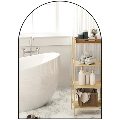 Nancy's Dego Badkamerspiegel - Zwart - 50L x 3B x 70H cm