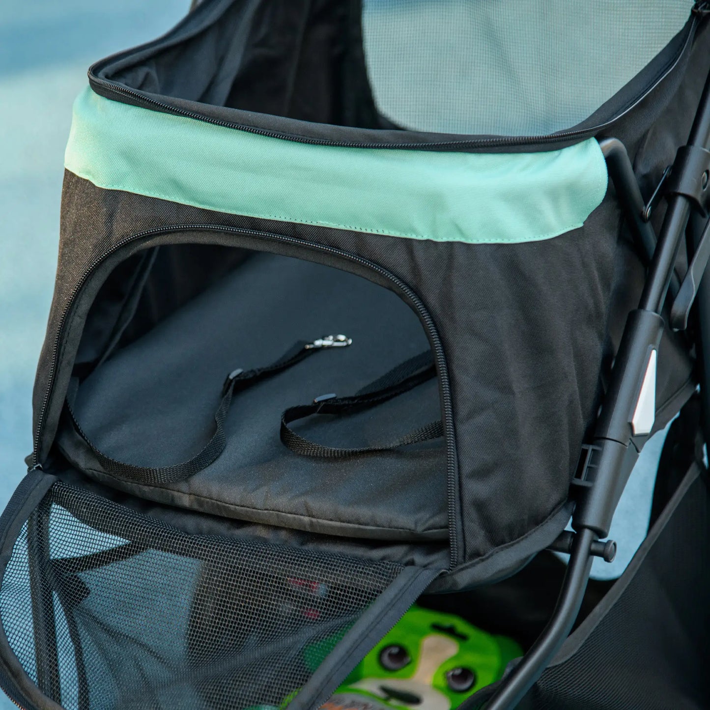 Nancy's Collesanto Reiswagen voor huisdieren - Hondenbuggy - Kattenbuggy - Groen