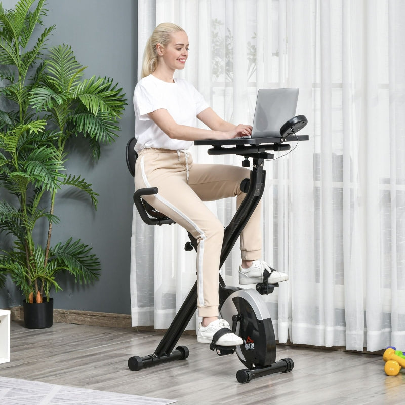 Nancy's Corsham Exercise Bike - Bicycle trainer - 8 levels - LCD monitor - Adjustable seat height