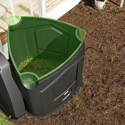 Nancy's Rodeneck Compostbak - Composter - Zwart - 240 Liter - ± 80 x 75 x 80 cm