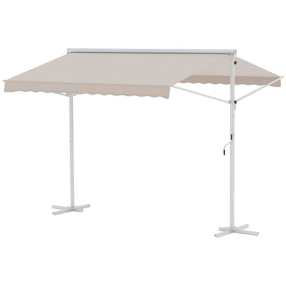 Nancy's Paddock Tui awning - Patio canopy - Freestanding awning - Beige - 300 x 300 cm