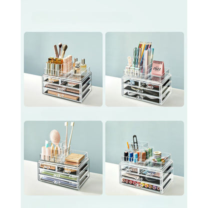 Nancy's Glossop Make-up organizer - Make-up opberger - Transparant - 23,5 x 14 x 18,7 cm