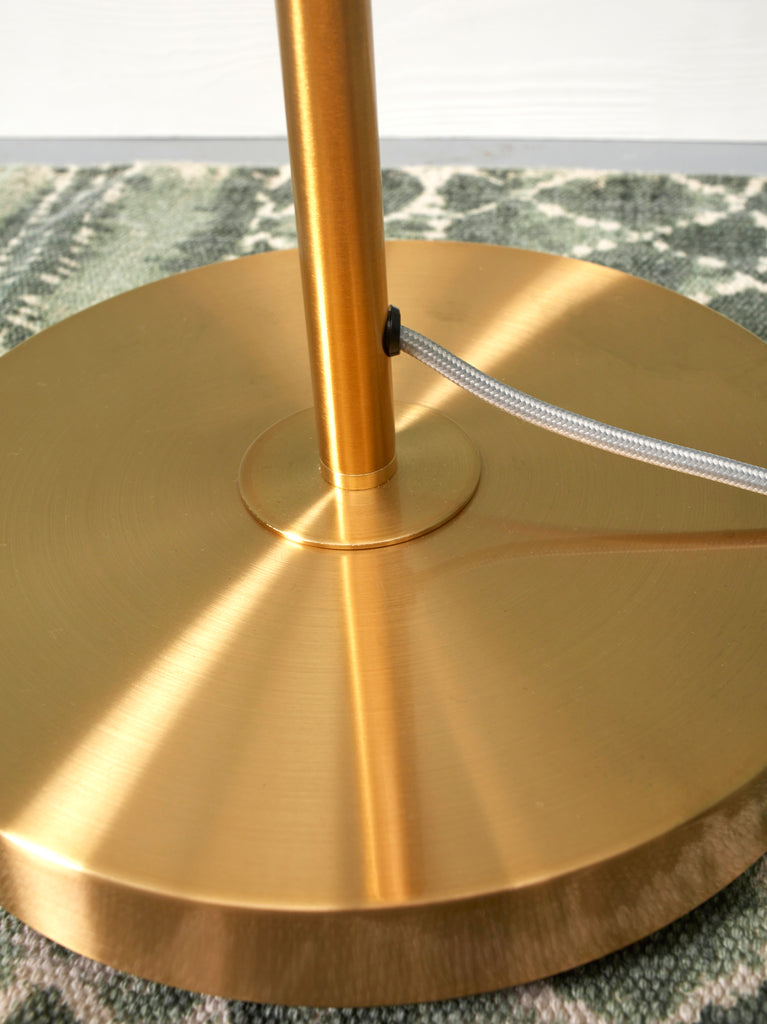 Nancy's Pedreira Vloerlamp - Staande Lamp - Goud - Staal / Glas