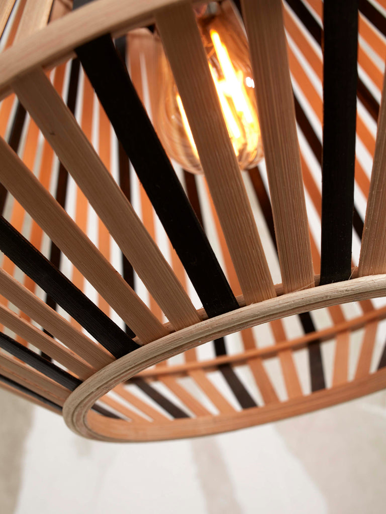 Nancy's Sanhoane Vloerlamp - Staande Lamp - Bruin / Naturel - Bamboe
