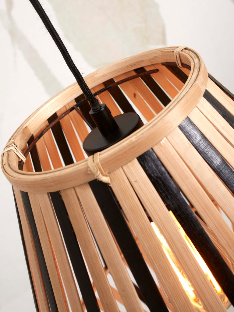 Nancy's Sanhoane Vloerlamp - Staande Lamp - Bruin / Naturel - Bamboe