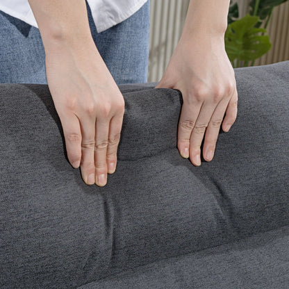 Nancy's Piovera Zitzak met slaapfunctie - Vloerstoel - Verstelbare rugleuning - Opvouwbaar - Donkergrijs