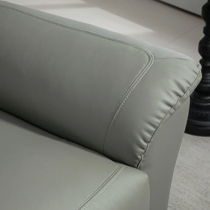 Nancy's Fundao Sta op stoel - Opsta stoel - Seniorenstoel - Massagestoel - Relaxfauteuil - Grijs - Kunstleer