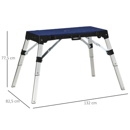 Nancy's Eaton Multifunctional 4-IN-1 Folding Workbench with Reversible Worktop, Height Adjustable