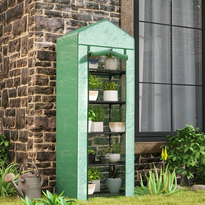 Nancy's Cacém Plantenkas - Kweekkas - Tuinkas - Plantenrek - Groen - ± 70 x 50 x 195 cm
