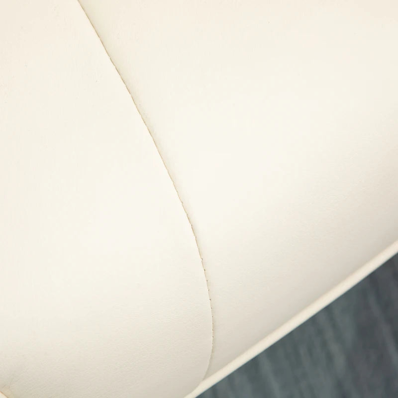 Nancy's Ervedal Massagestoel - Massage Fauteuil - Relaxstoel - Crème Wit / Bruin - Kunstleer