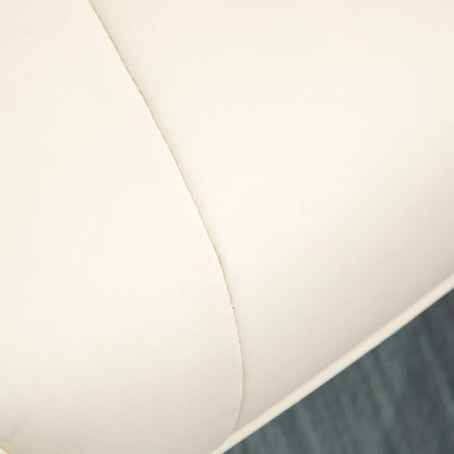 Nancy's Ervedal Massagestoel - Massage Fauteuil - Relaxstoel - Crème Wit / Bruin - Kunstleer