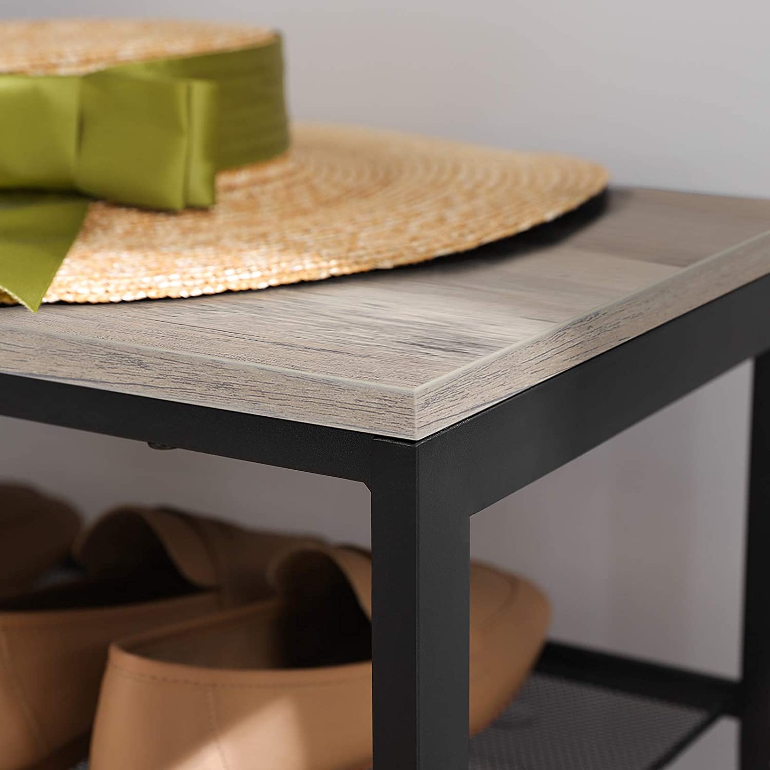 Nancy's Camarate Schoenenkast - Schoenenrek - Schoenenbank - Bruin - ± 80 x 30 x 45 cm