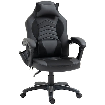 Nancy's Orvieto Gamestoel - Gamingstoel - Bureaustoel - Massagefunctie - Zwart