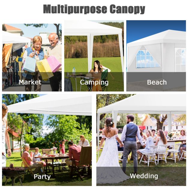 Nancy's Olaia Partytent - Paviljoen - Wit - 300 x 600 cm