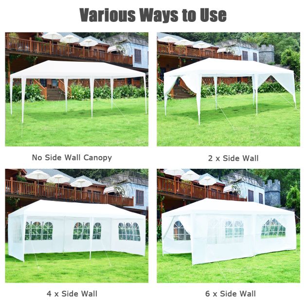 Nancy's Olaia Partytent - Paviljoen - Wit - 300 x 600 cm