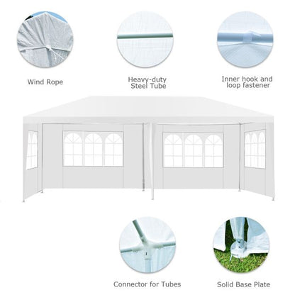 Nancy's Olaia Partytent - Paviljoen - Wit - 300 x 600 cm