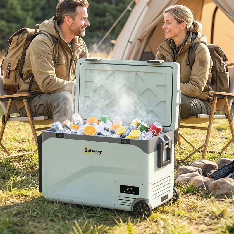Nancy's Soverato Koelbox - Compressorkoeling - Koeler - Digitale Display - Bluetooth App - Groen / Zwart - 42,5 Liter