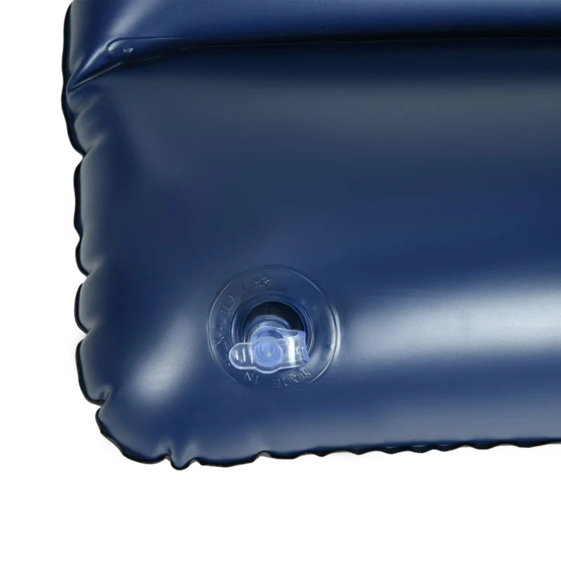 Nancy's Solarolo Luchtbed - 2-Persoons - Met Handpomp - Blauw - ± 205 x 150 x 20 cm