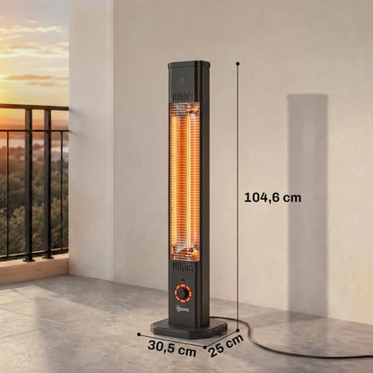 Nancy's Trecenta Terrasverwarming - Terrasverwarmer - Timer - Elektrisch - Inclusief beschermhoes