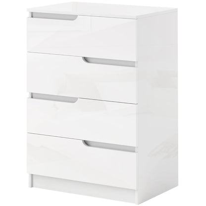 Nancy's Ficulle Commode - Dressoir - Opbergkast - Wit - 60 x 40 x 85 cm