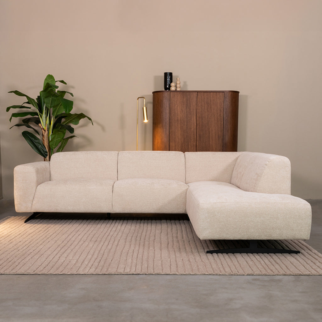 LABEL51 Hoekbank Rodano Rechts 278x210x75cm Naturel Elite