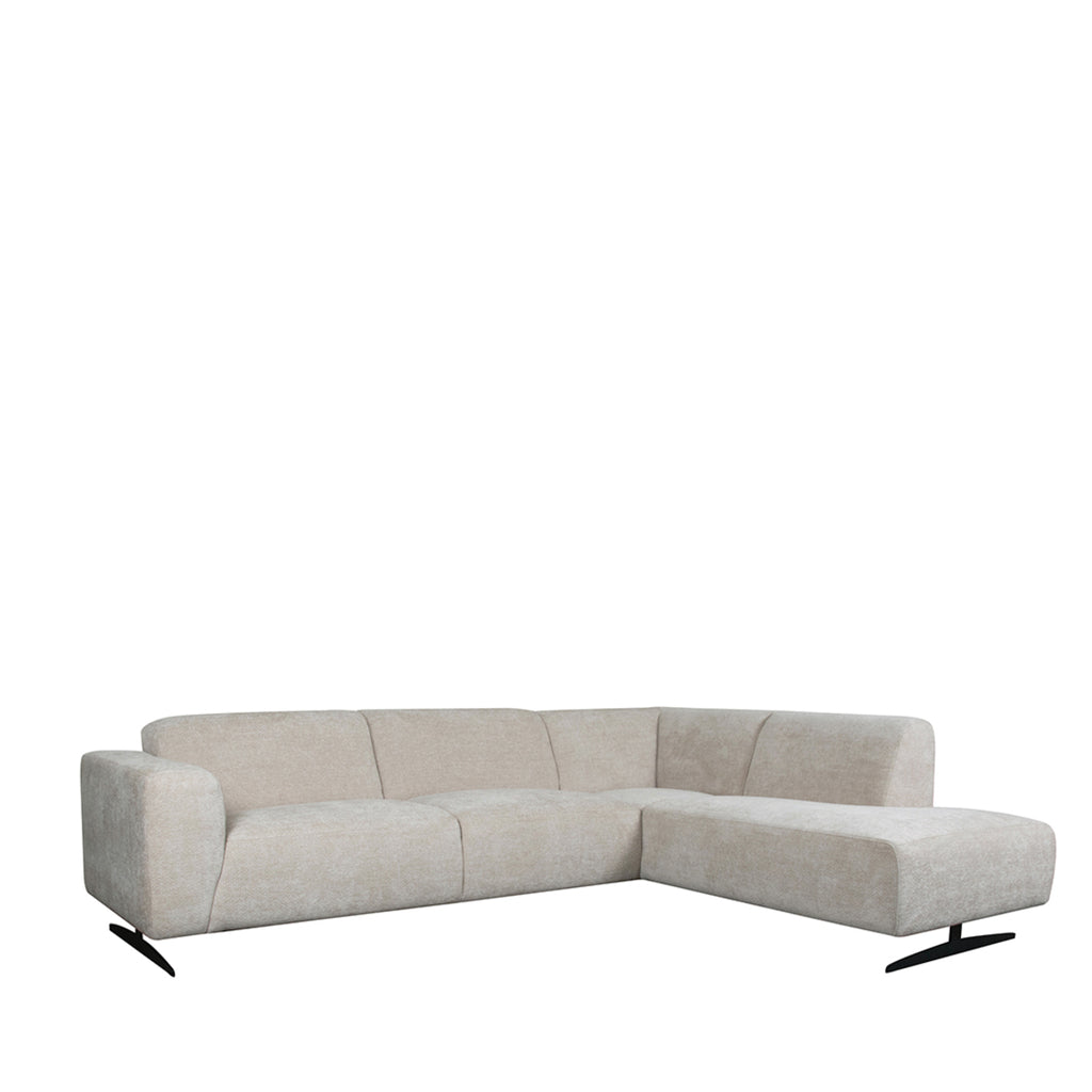 LABEL51 Hoekbank Rodano Rechts 278x210x75cm Naturel Elite