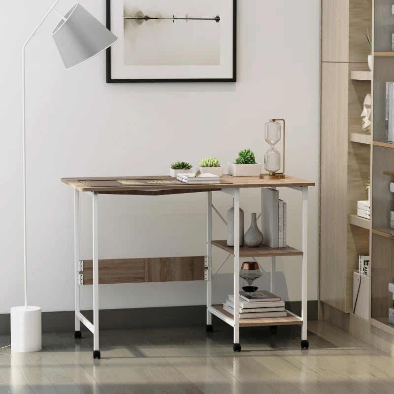 Nancy's Vancouver Klapbureau - Klaptafel - Kantoortafel - Bureau - MDF - ± 110 x 55 x 75 cm