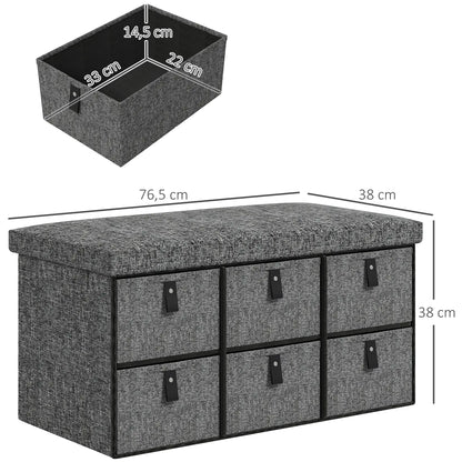 Nancy's Cusago Schoenenbank - Schoenen Opbergen - Schoenenkast - Grijs - ± 75 x 40 x 40 cm