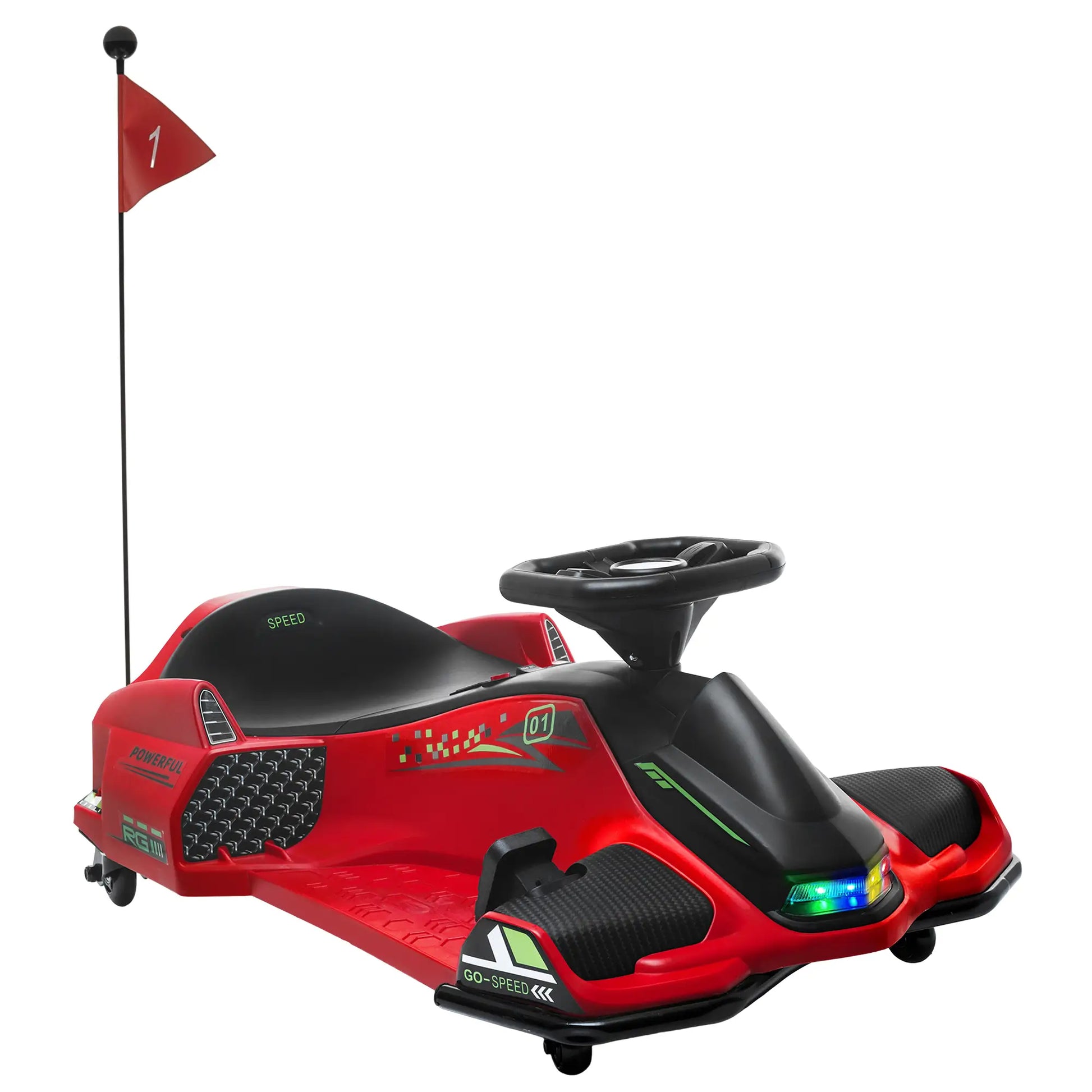 Nancy's Laigueglia Kinderkart - Kart voor kinderen - Elektrisch - 3 tot 8 km/u - Rood