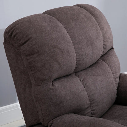 Nancy's Gais Sta op Stoel - Seniorenstoel - Relaxfauteuil - Grijs - Fluweel