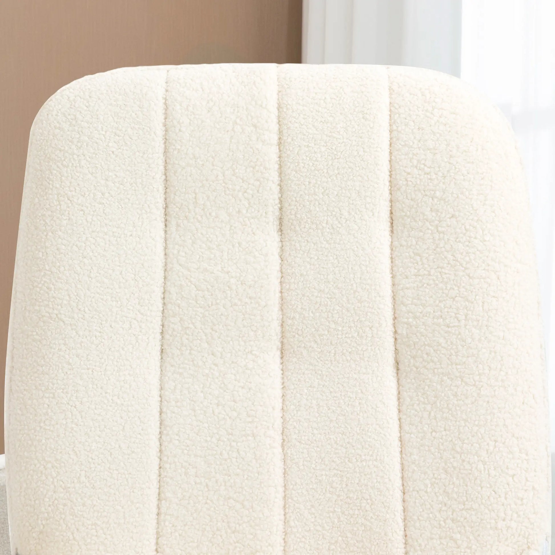 Nancy's Gagos Schommelstoel - Relaxstoel - Loungesotel - Crème - Fleece