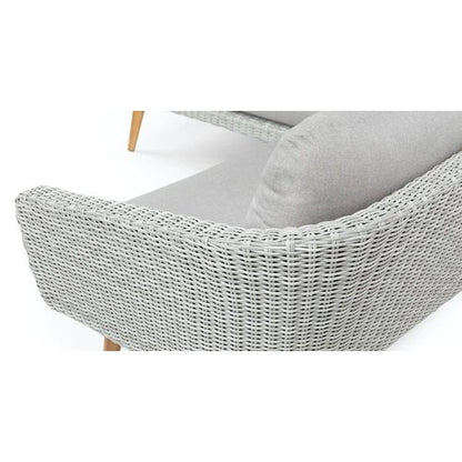 Nancy's Mira Loungeset - Tuinset - Loungebank - 2-delige Lounge Set - Lichtgrijs