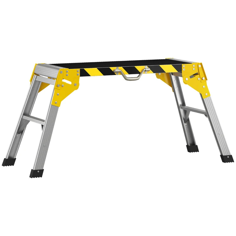 Nancy's Tirrenia Werkplatform - Werkbank - Opvouwbare werktafel - Antislip - Zwart - ± 110 x 32 x 50 cm