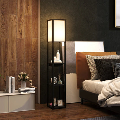 Nancy's Gizzeria Vloerlamp - Staande Lamp - Zwart / Wit