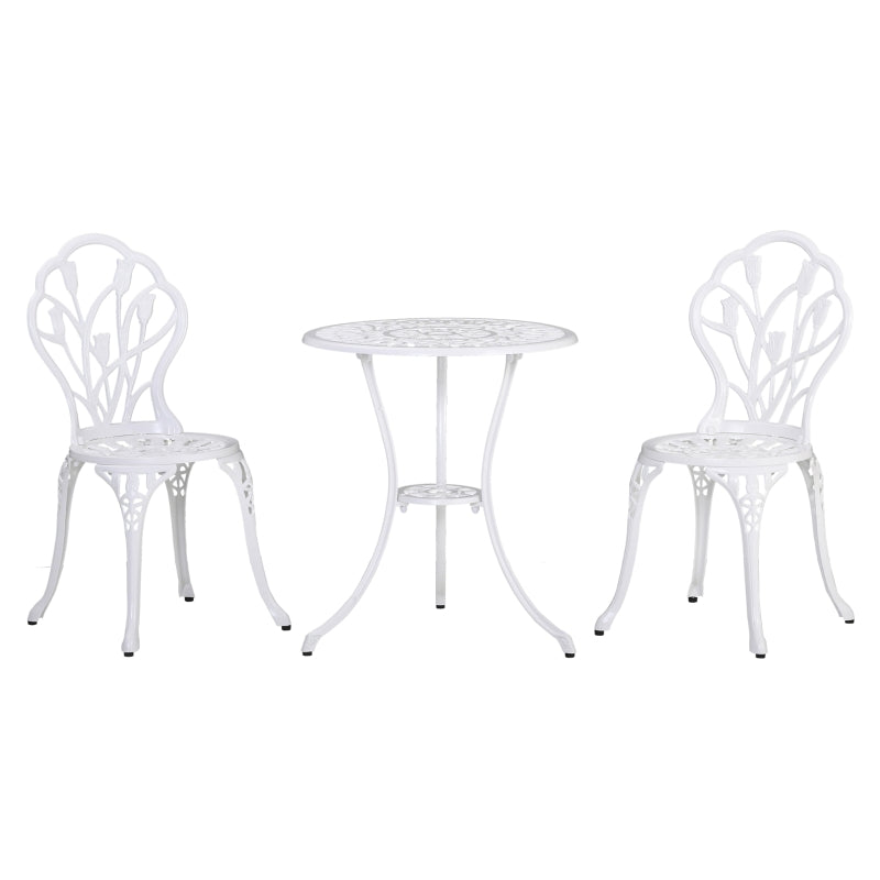 Nancy's Balaya Bistro set - Garden set - Balcony set - White