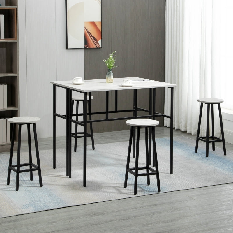 Nancy's Leeds Bartafelset - Bar Set - 6-delige Set - Grijs / Zwart