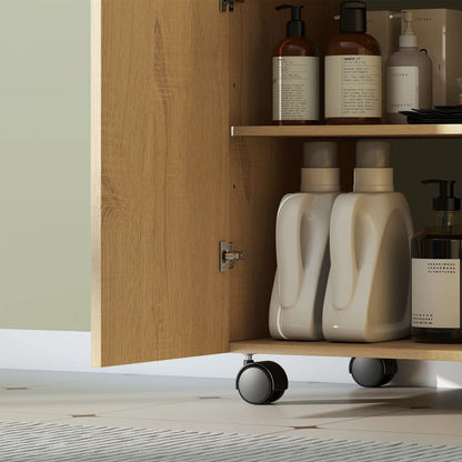 Nancy's Pedesina Wastafelkast - Badkamerkast - Wastafelonderkast - Hout look - ± 60 x 40 x 60 cm